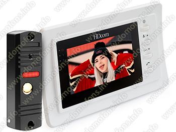 Цветной видеодомофон 4.3" «HDcom W-417NM»